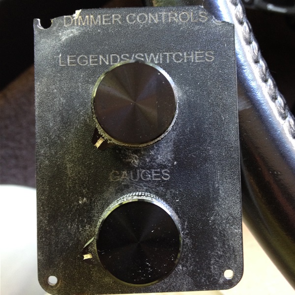 Dimmer Controls panel
